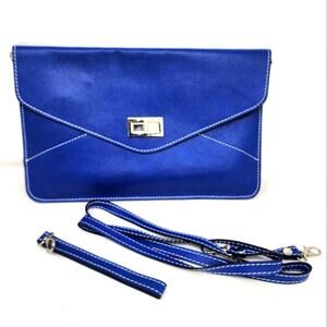 Blue Evening Bag Crossbody Detachable Clutch Shoulder Bag Party Cruise Wedding